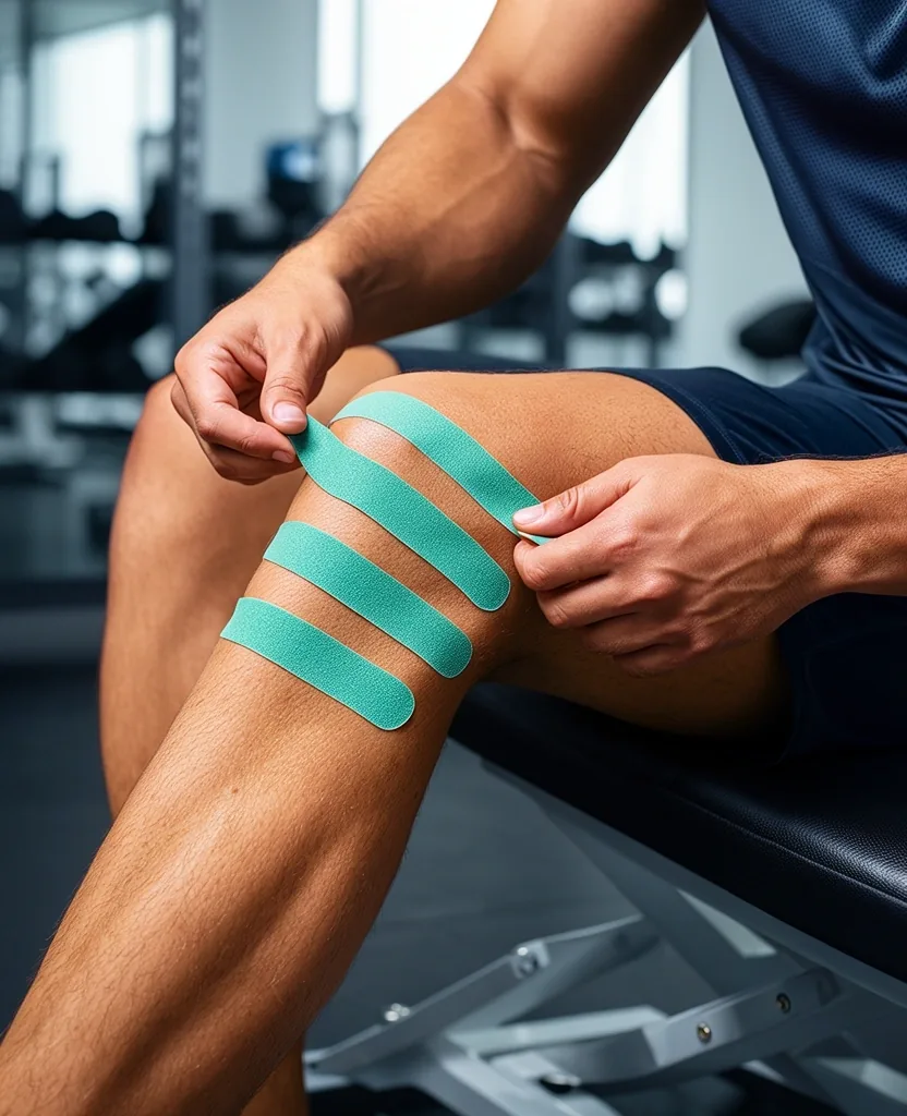 Pose du kinesiology tape Boost France